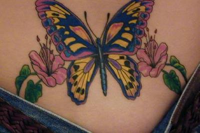 Butterfly Tatoos on Butterfly Tattoo Butterfly Picture Butterfly  Butterfly And Flower