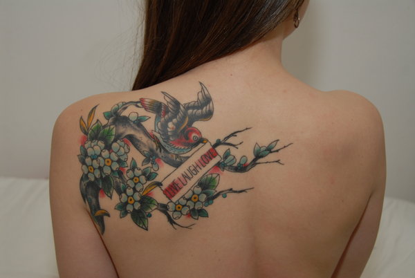 I love tattoos; whether it's an angel tattoo or a Chinese symbol tattoo; .